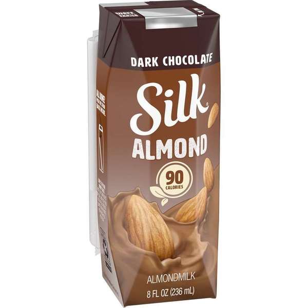 Silk Silk Aseptic Pure Almond Dark Chocolate 8 fl. oz., PK18 136460